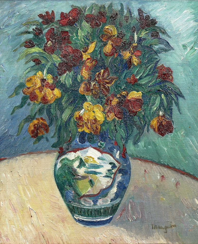 Giroflées dans un vase chinois by Henri Manguin