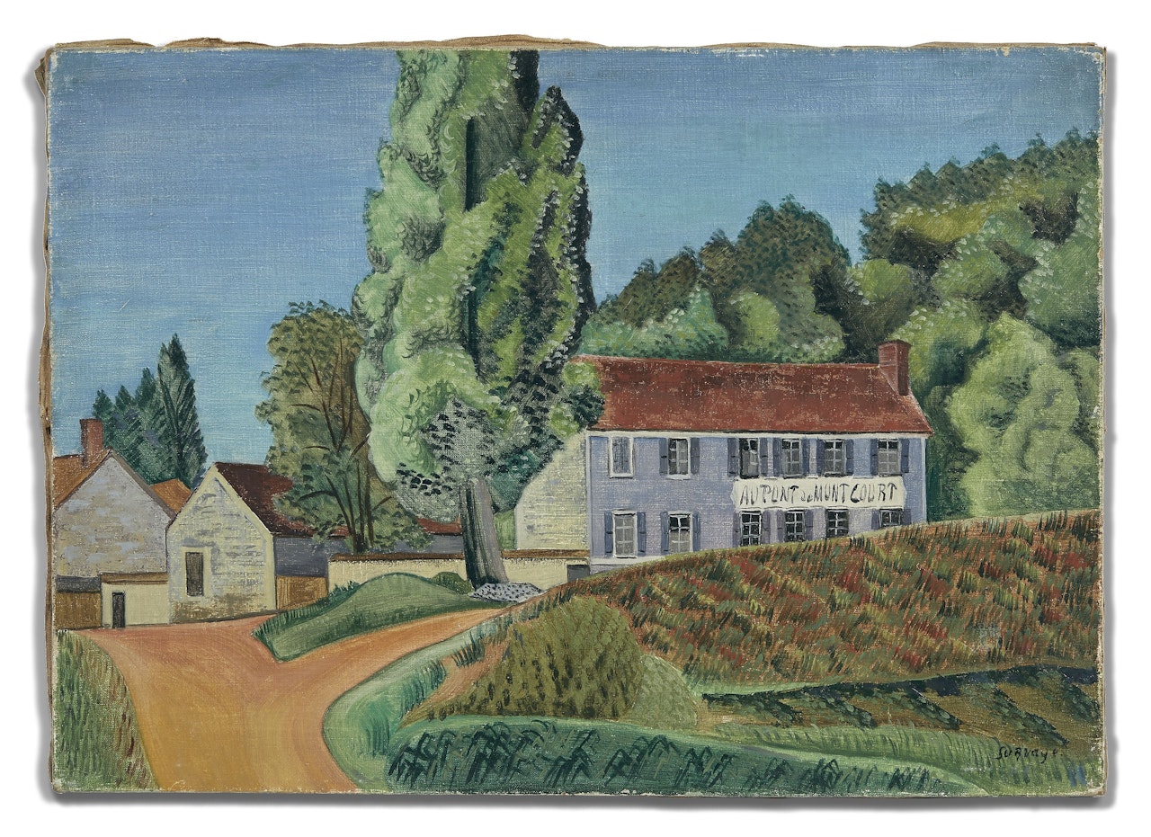 Au pont de Montcourt by Leopold Survage