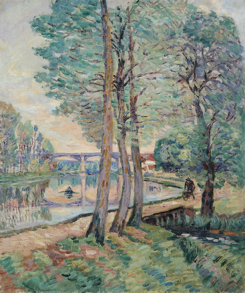 Paysage de Moret, Ile de France by Armand Guillaumin
