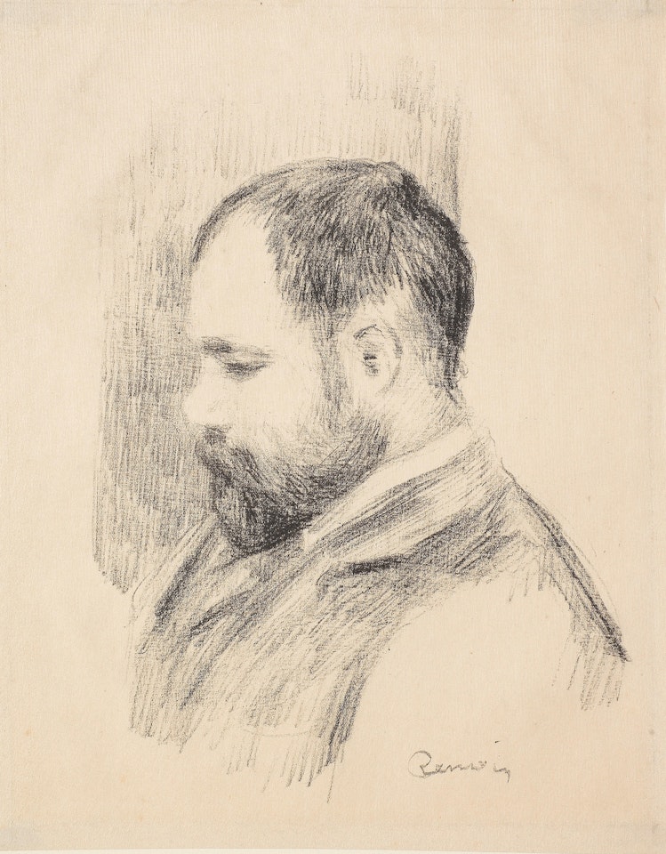 Ambroise Vollard, from 'Douze lithographies originales de Pierre-Auguste Renoir'  (Delteil 37) by Pierre-Auguste Renoir