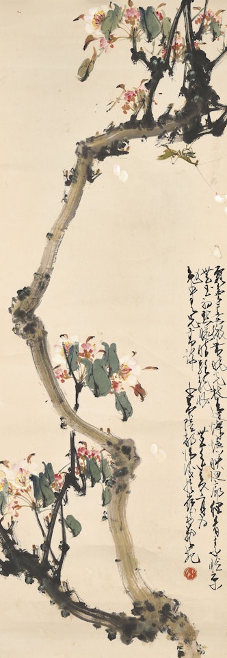 Flowers and Mantis by Zhao Shao'ang