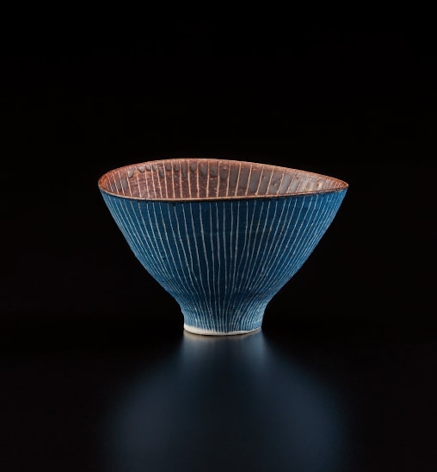 Miniature open bowl by Lucie Rie