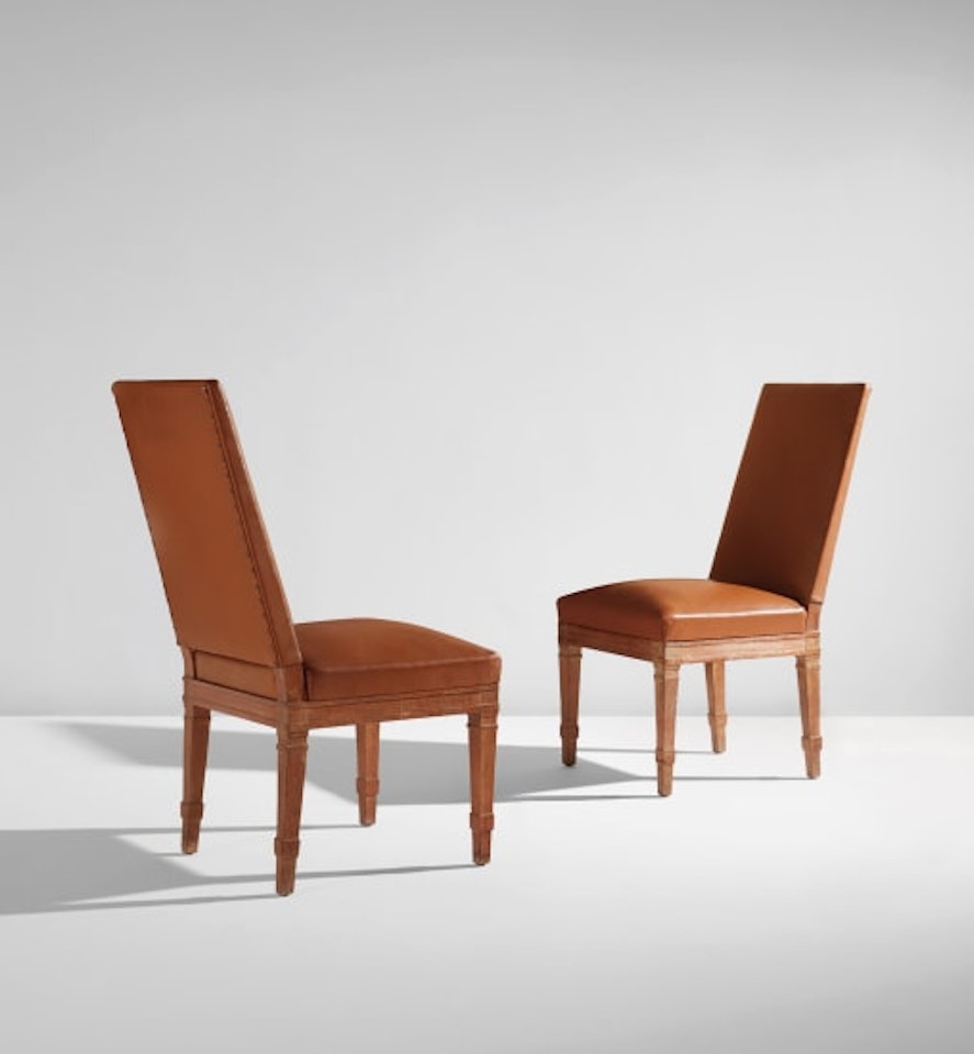 Pair of side chairs by Jean-Michel Frank