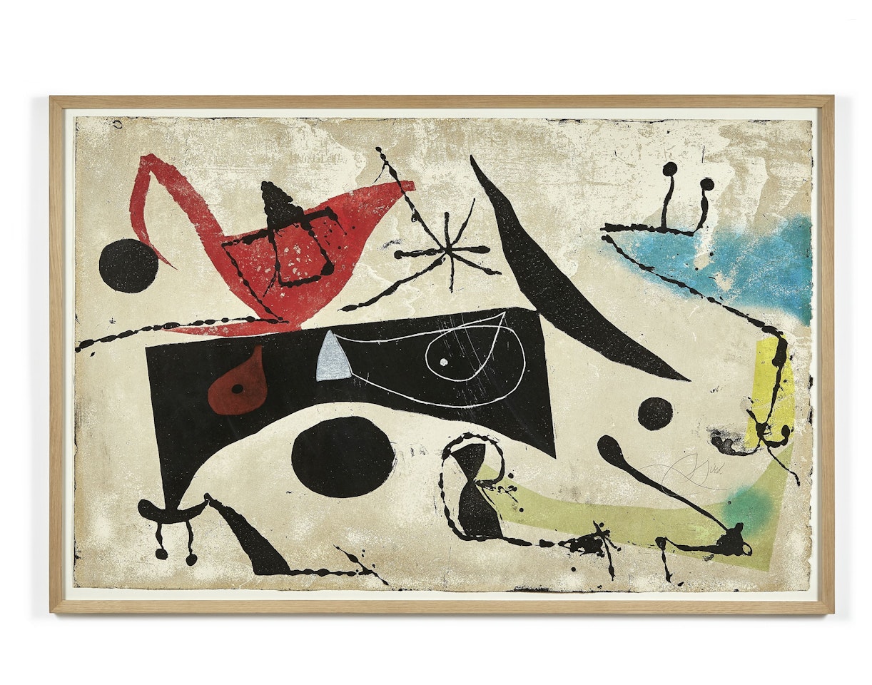 Els Gossos III (les chiens) by Joan Miró