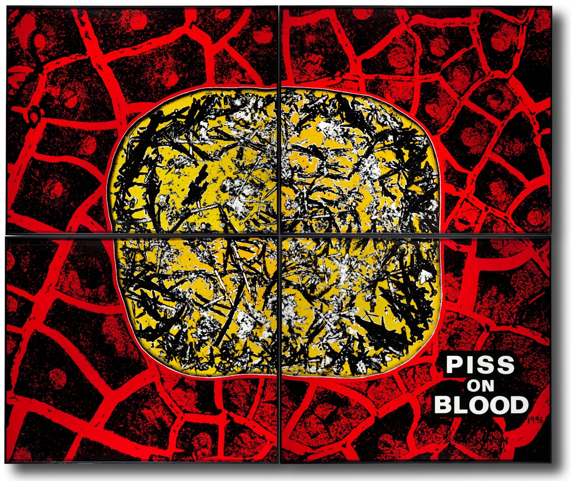 Piss on Blood by Gilbert & George