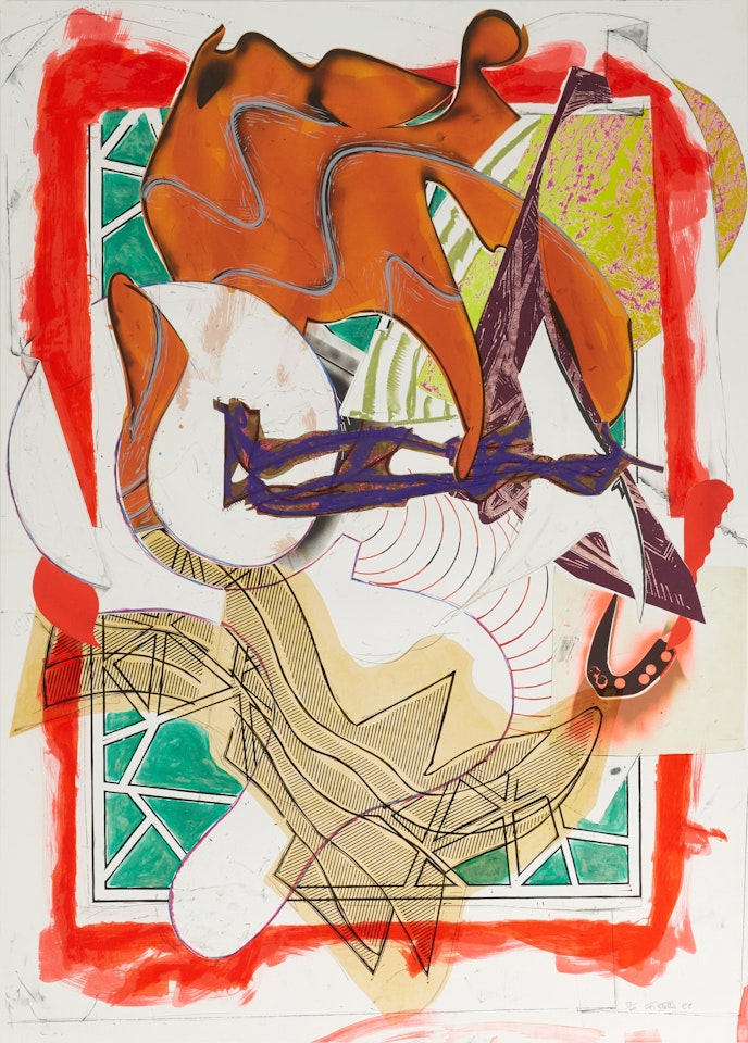 The Waves Series (Hark! - A Squeeze of the Hand) by Frank Stella