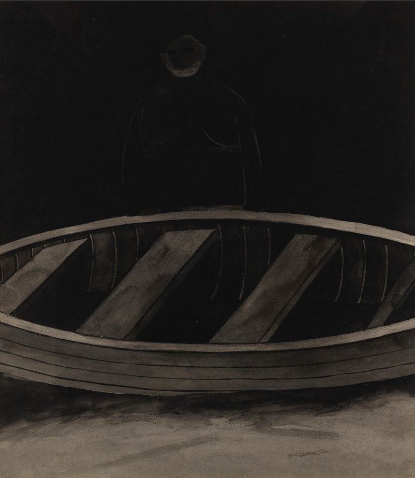 L'homme à la barque by Léon Spilliaert