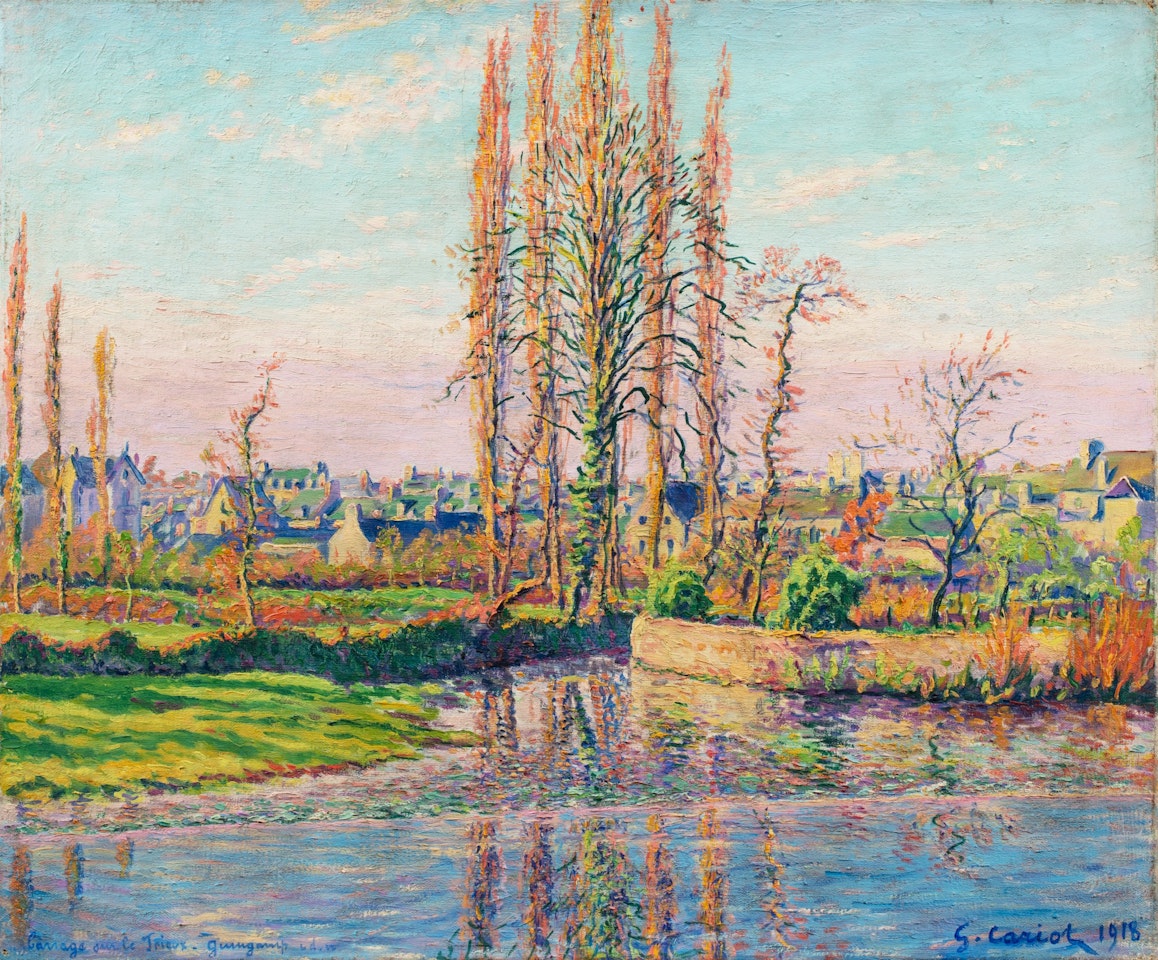 Barrage sur le Trieux, Guingamp by Gustave Cariot