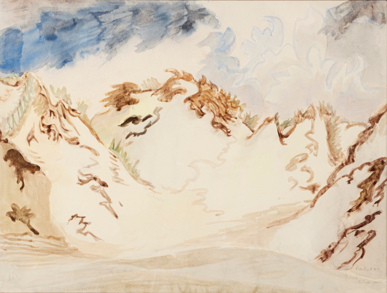 Dünensenke (Sylt) by Erich Heckel