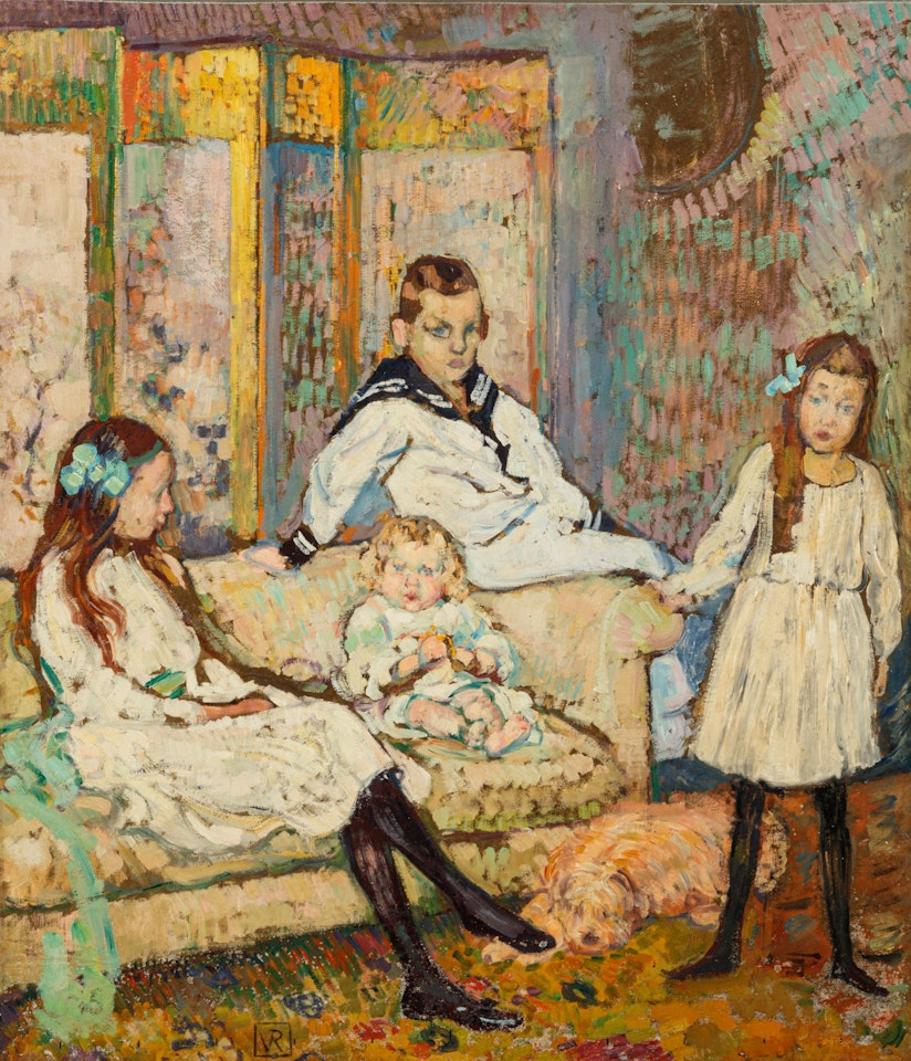 Les enfants von Bodenhausen by Theo van Rysselberghe