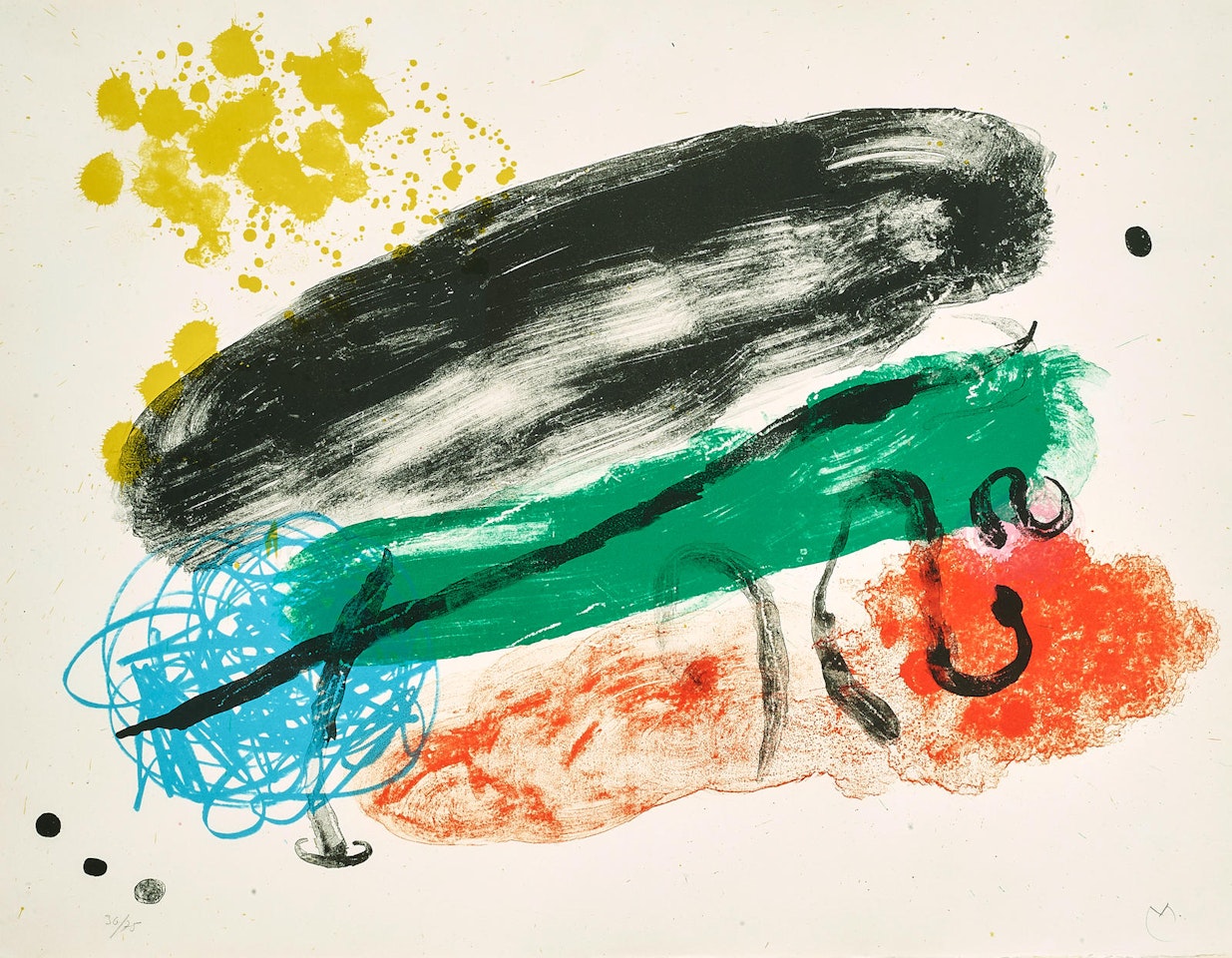 Plate 16, from Album 19 (M.327; C.70) by Joan Miró