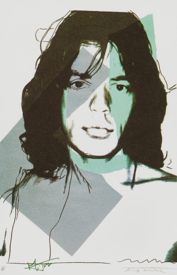 Mick Jagger (10 promotional cards) (See F./S. II.138-147) by After Andy Warhol