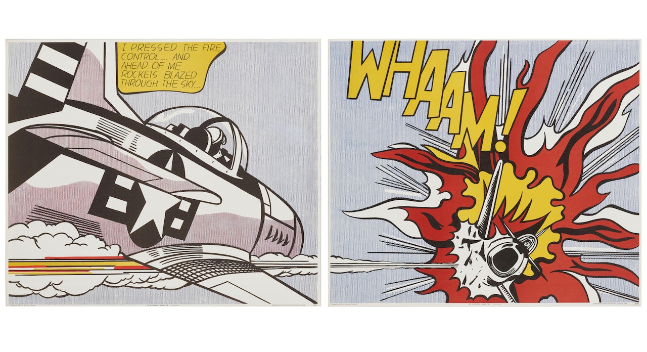 WHAAM! (diptych) (C. Appendix 7) by Roy Lichtenstein