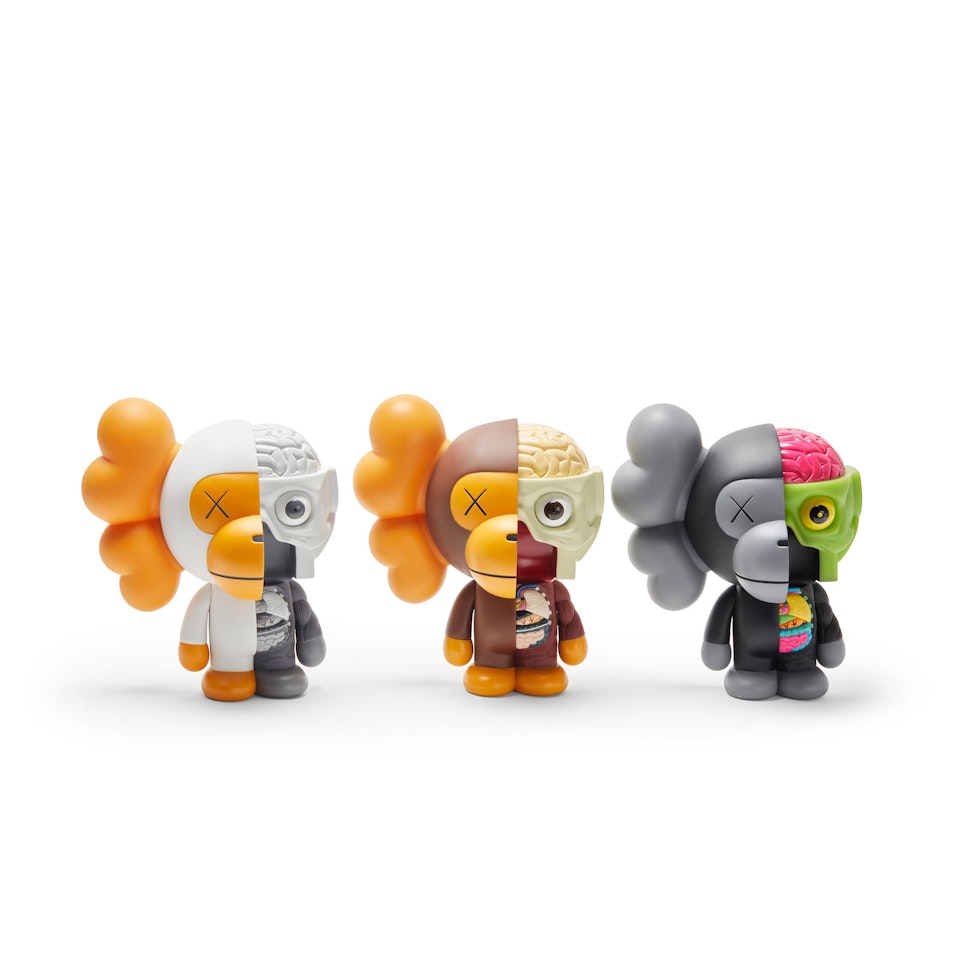 Dissected Milo (A Set of 3) by Kaws