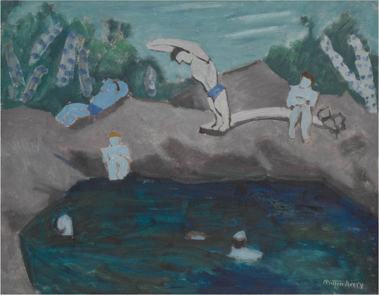 Swimming Hole by Milton Avery