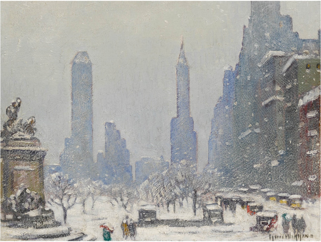 Central Park Skyline by Guy Carleton Wiggins