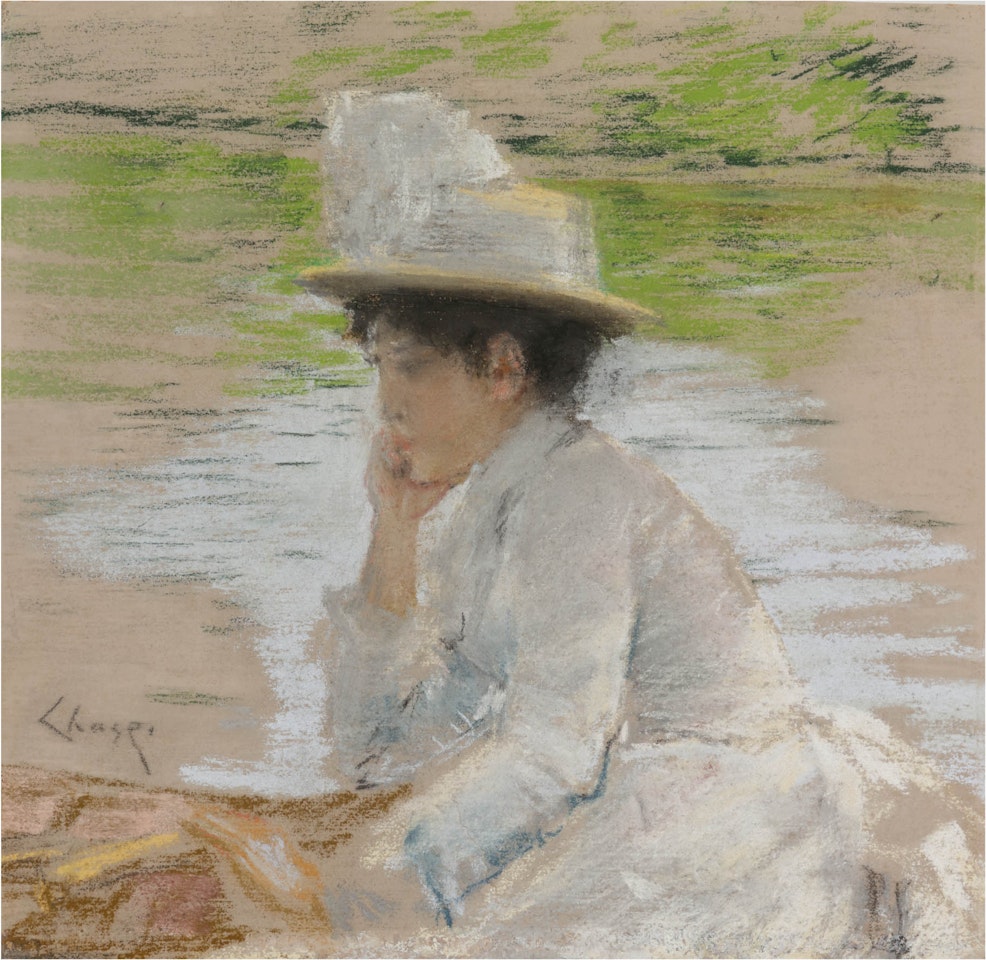 Untitled (Portrait of Mrs. Chase) by William Merritt Chase