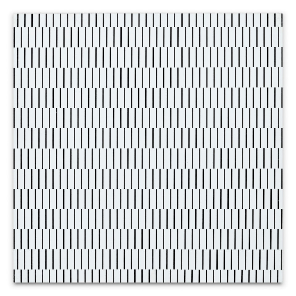 1 trame tirets 60 mm x 4 mm 90° by Francois Morellet