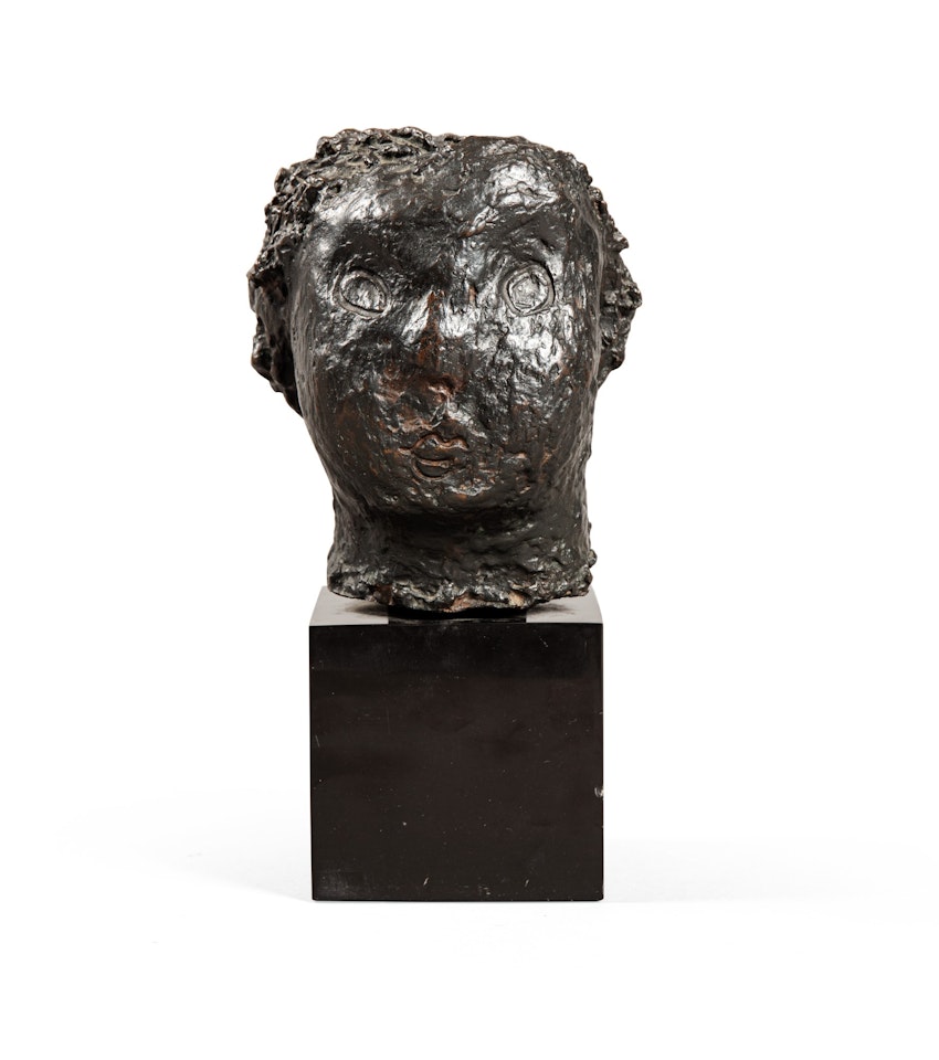 Tête de jeune fille  by Jean Fautrier