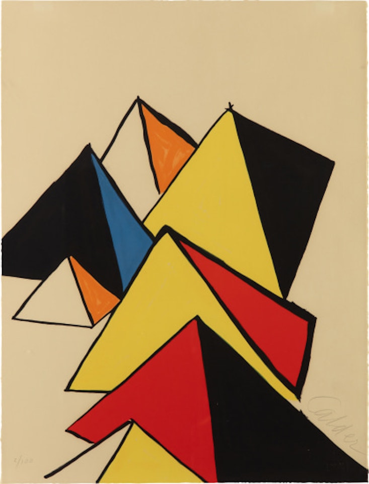 Pyramids by Alexander Calder