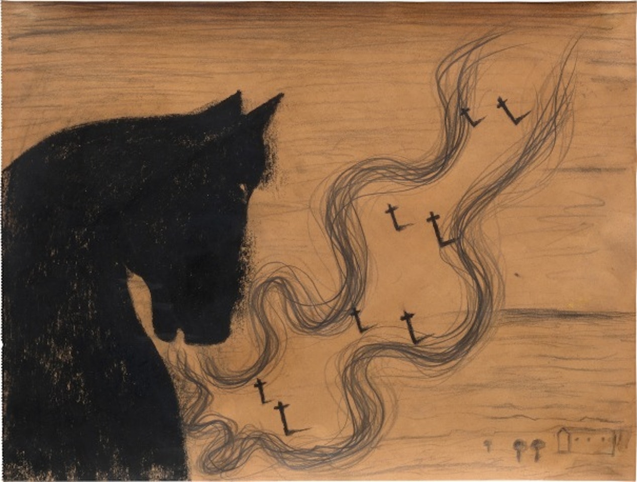 Il Respiro Dei Cavalli by Enzo Cucchi