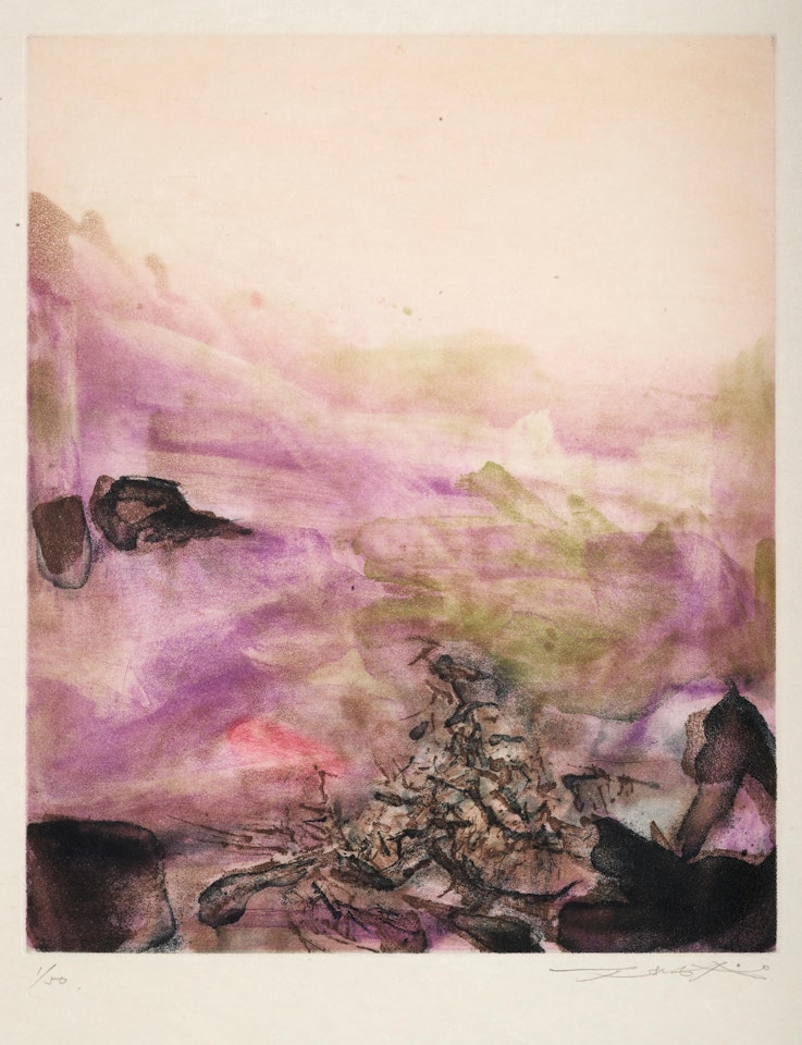 Canto Pisan (Agerup 218-225) by Zao Wou-Ki