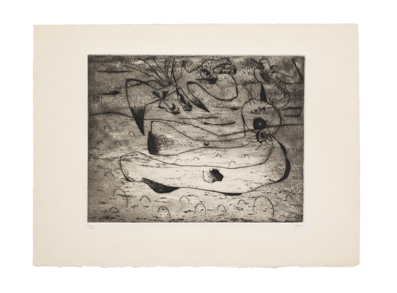 L'Aigle et la Femme la Nuit (Dupin 22) by Joan Miró