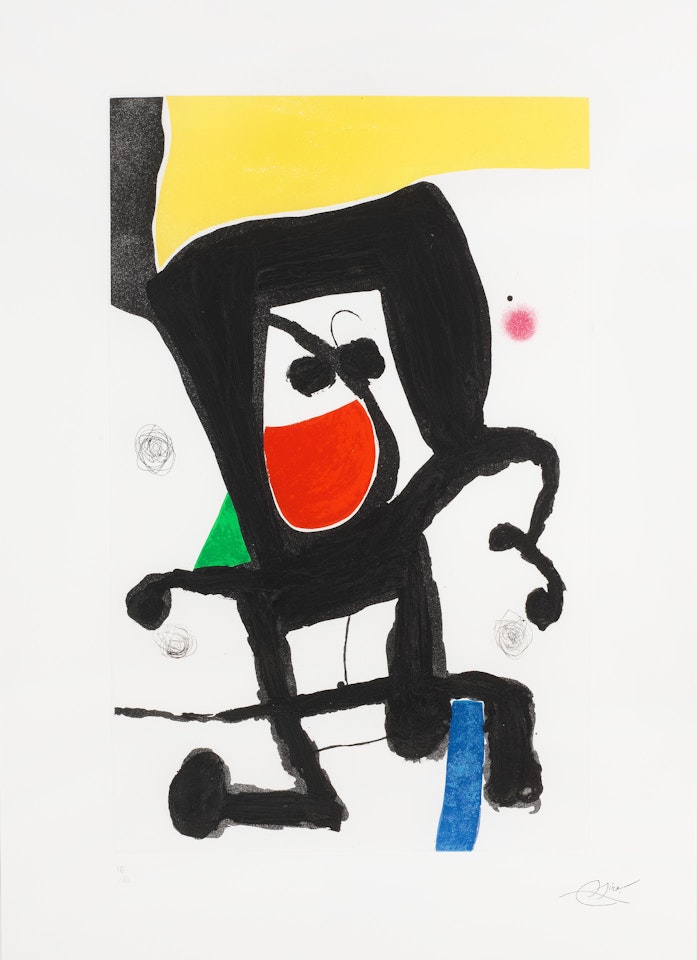 Mousse dans les cordages, from People of the Sea (Dupin 1286) by Joan Miró