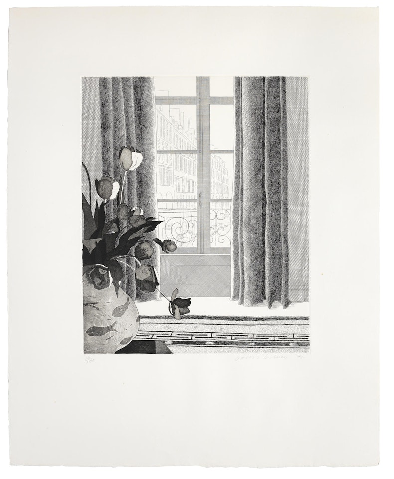 Rue de Seine (Scottish Art Council 121; M.C.A. Tokyo 111) by David Hockney