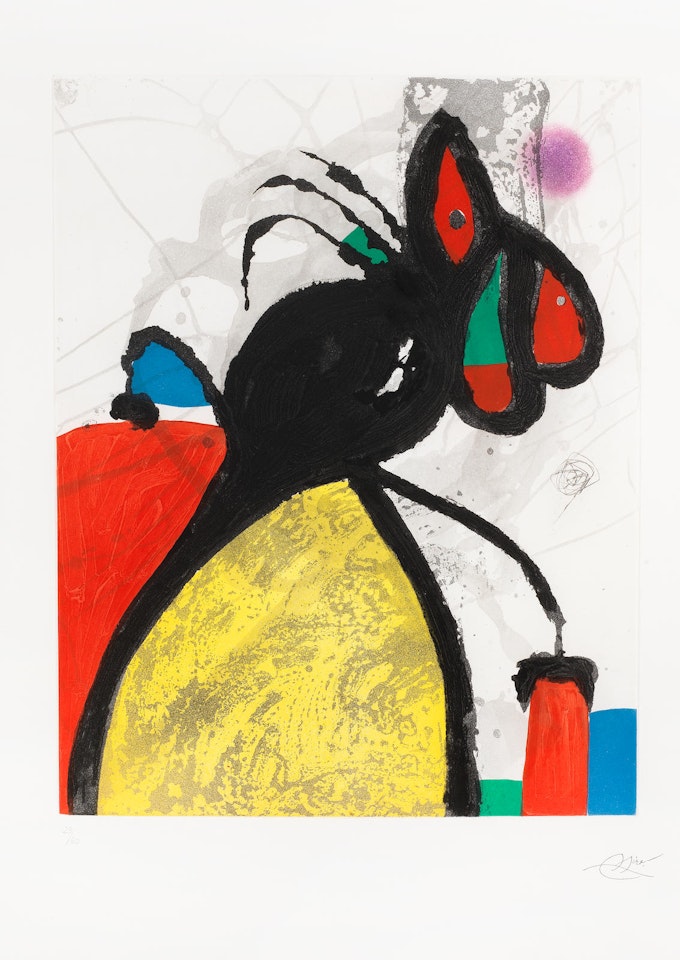 La môme crevette, from People of the Sea (Dupin 1285) by Joan Miró