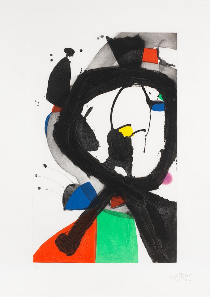 La femme du marin, from People of the Sea (Dupin 1281) by Joan Miró