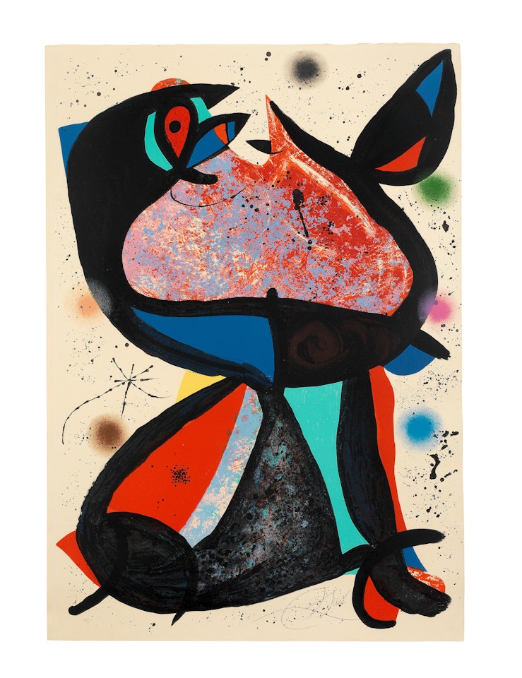 Nestor (Mourlot 1074) by Joan Miró
