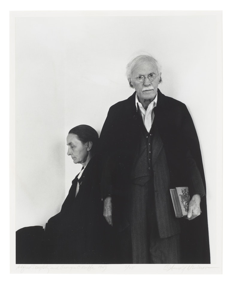 Alfred Stieglitz and Georgia O'Keeffe by Arnold Newman