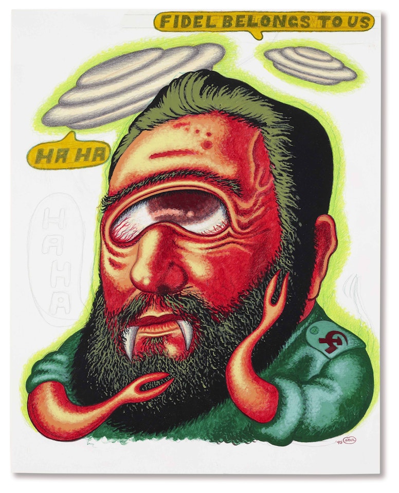 Fidel Belongs To Us by Peter Saul
