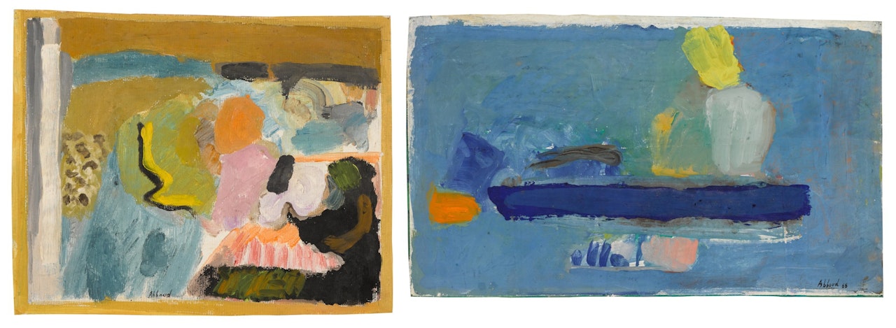 I) INTERIEUR
II) BLEU by Shafic Abboud
