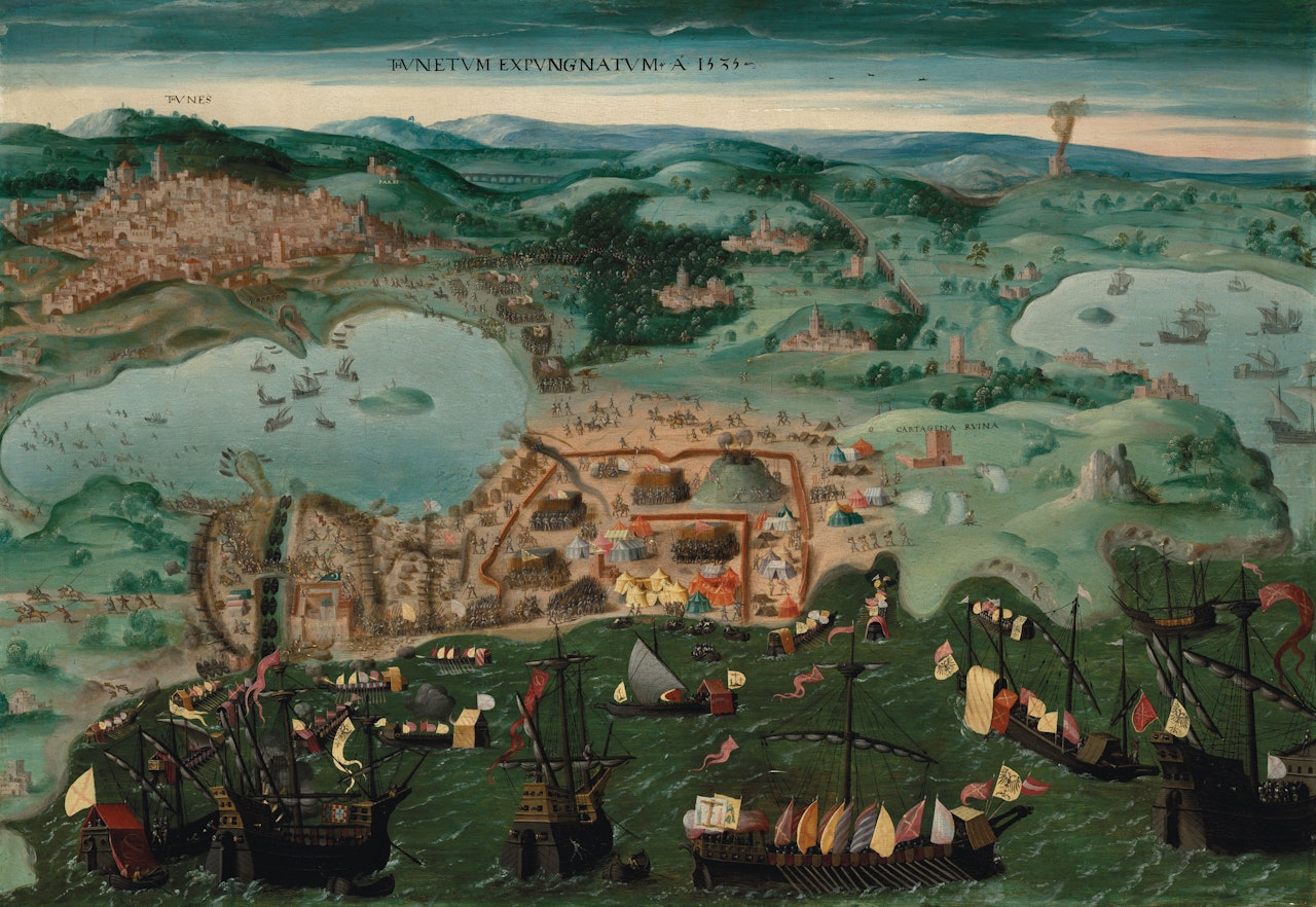 The Capture of Tunis, 1535 by Flemish School