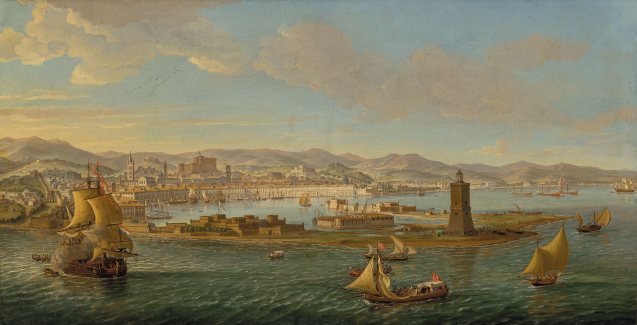 The Port of Messina by Gaspar van Wittel