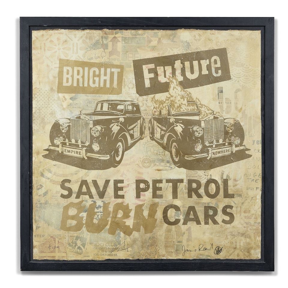 Bright Future (Copper/Bronze) by Shepard Fairey