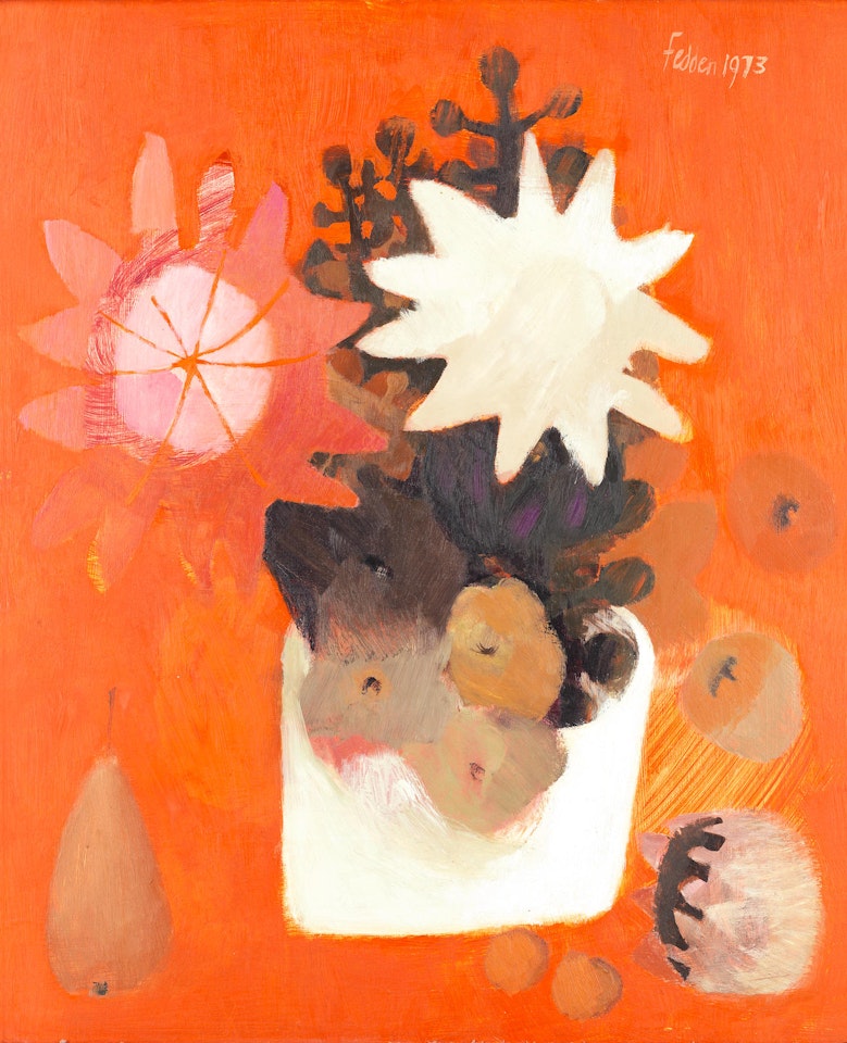 Red Still Life by Mary Fedden