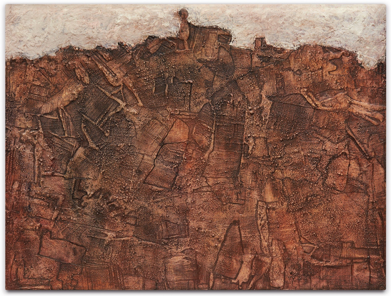 Paysage avec êtres tentant de se former (Landscape in Metamorphosis) by Jean Dubuffet