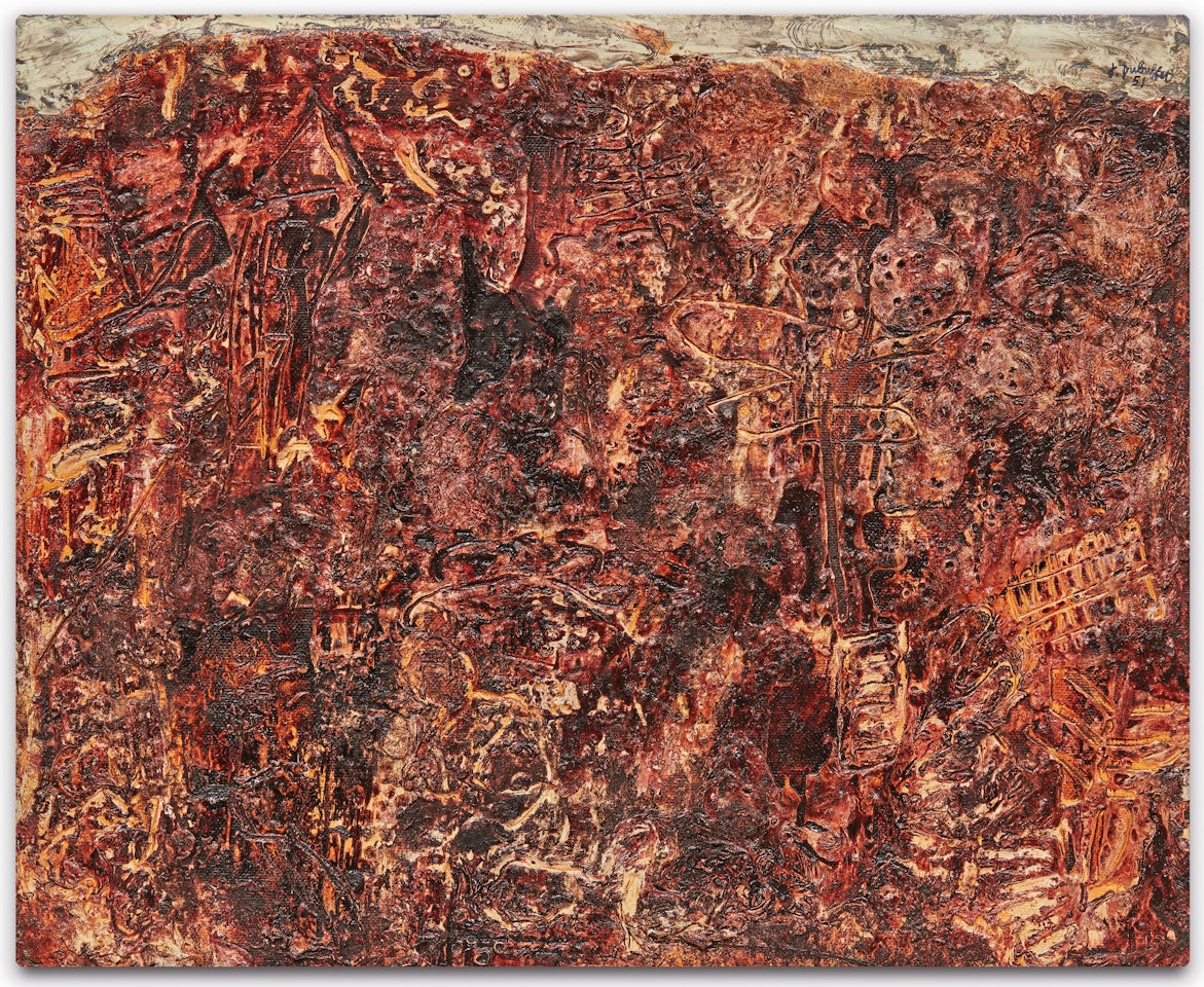 Paysage en Fusion (Melting Landscape) by Jean Dubuffet