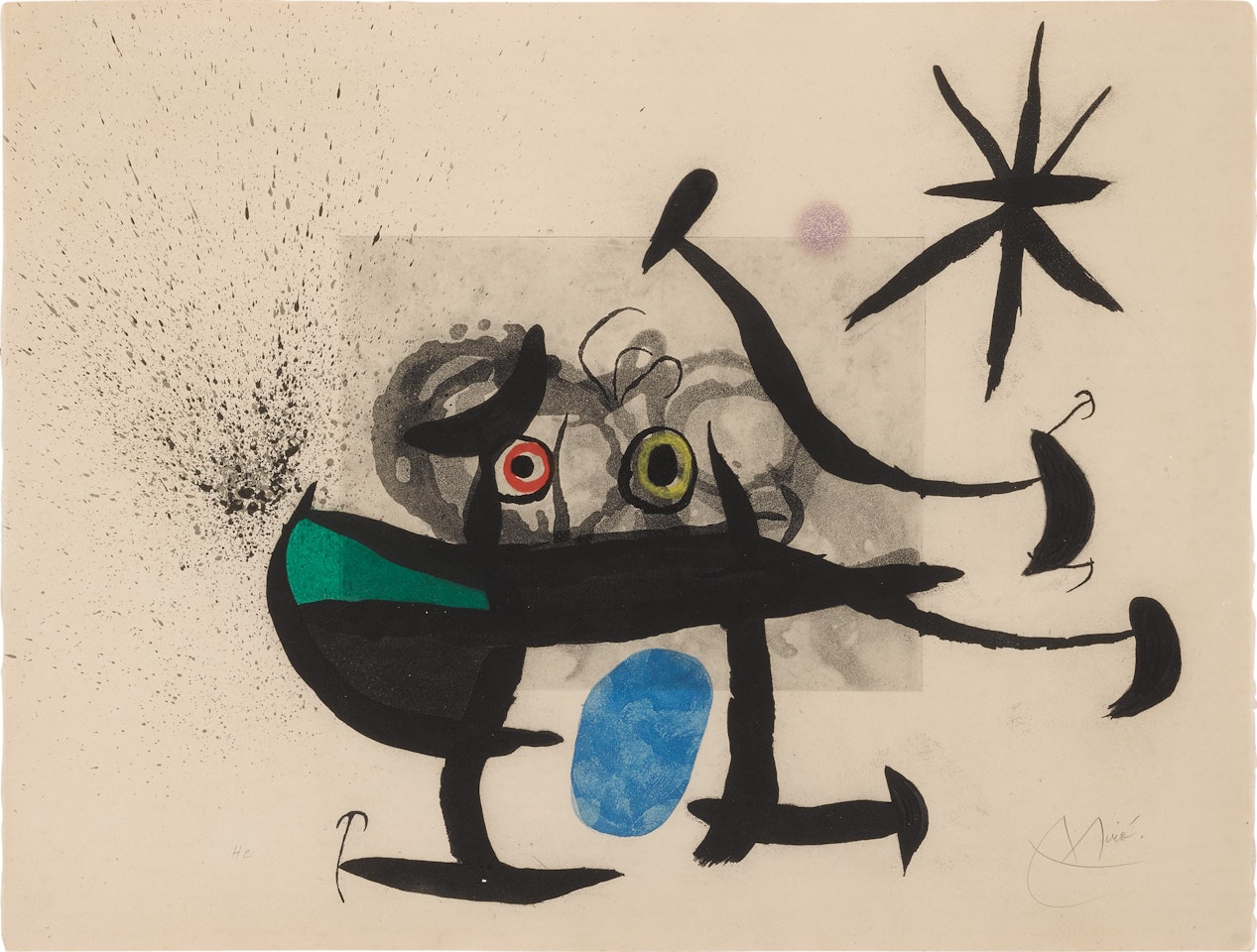 L'Invention du Regard (D. 537) by Joan Miró