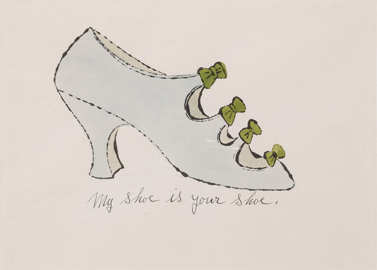 My Shoe is Your Shoe (see F. & S. IV.73) by Andy Warhol