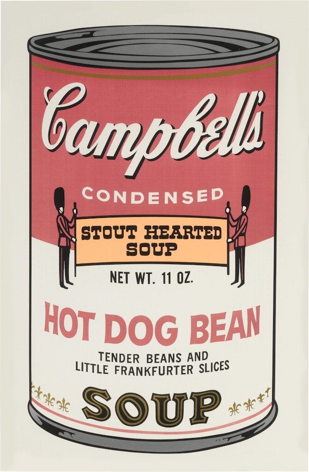 Hot Dog Bean (Feldman & Schellmann II.59) by Andy Warhol