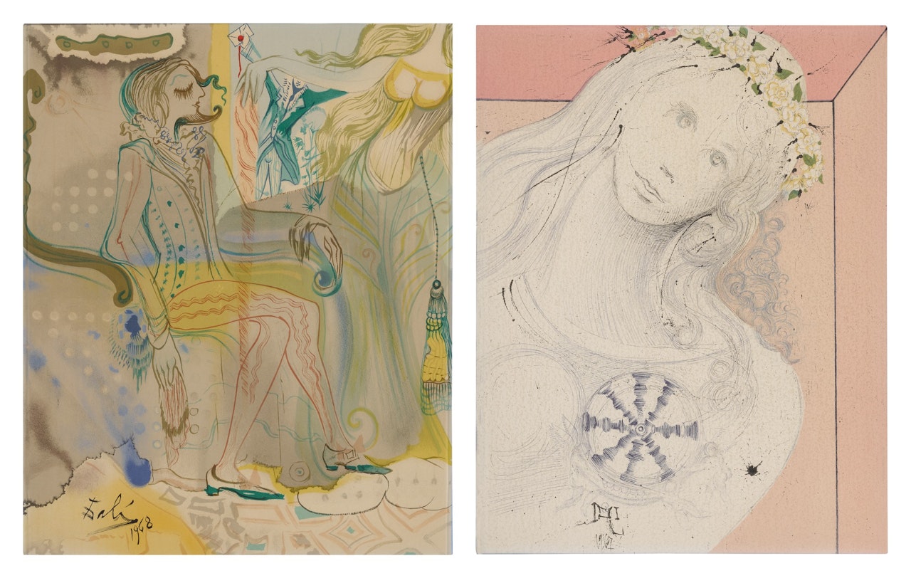 Dumont and Marton; and As Pure as Her Heart (Michler & Lӧpsinger 1233 and 1254; see Field 69-1) by Salvador Dali