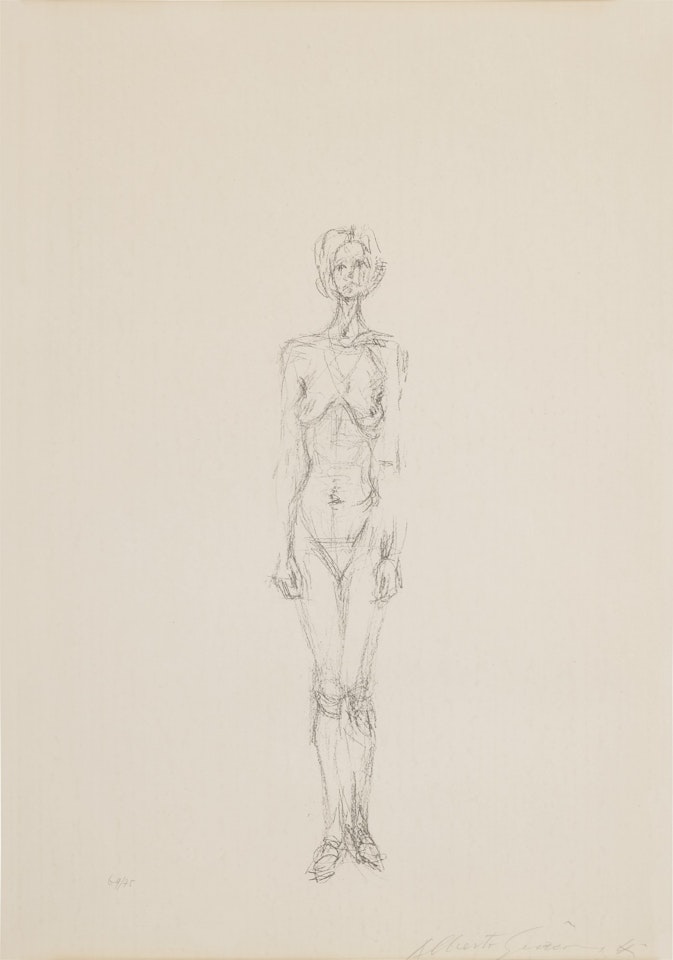 Standing Nude (Nu Debout) II (Lust 36) by Alberto Giacometti