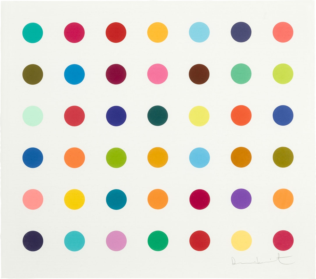 Dequalinium Chloride by Damien Hirst