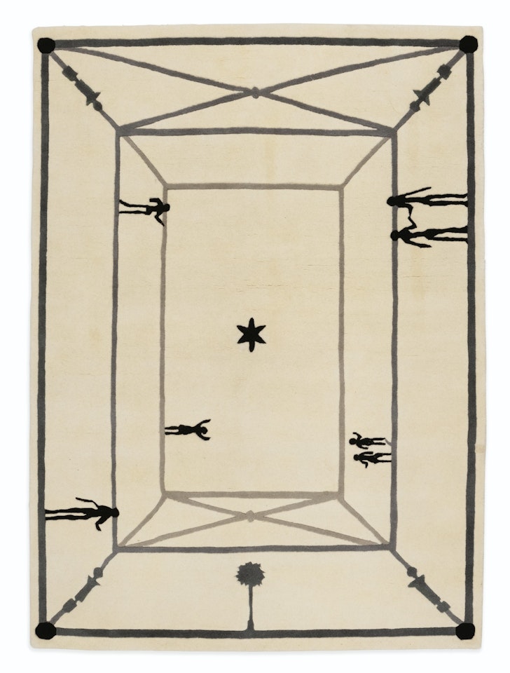 La rencontre rug by Diego Giacometti