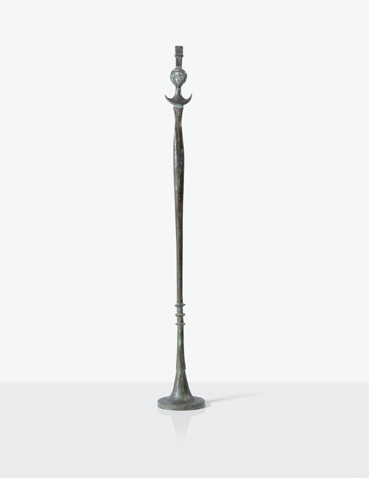 Figure floor lamp by Alberto Giacometti