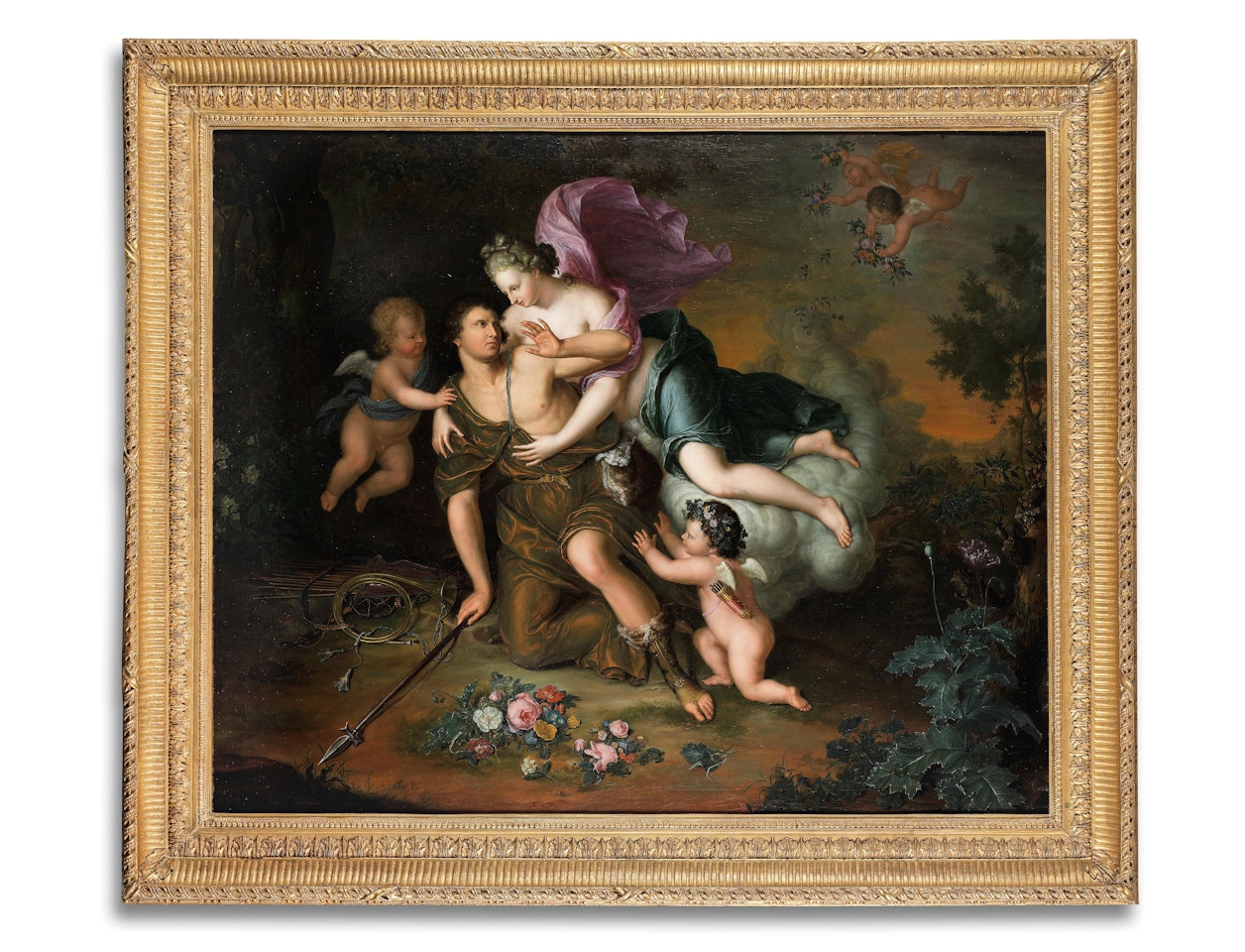 Venus and Adonis by Willem van Mieris
